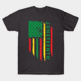 Juneteenth American Flag T-Shirt